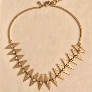 JCrew -gold art deco necklace